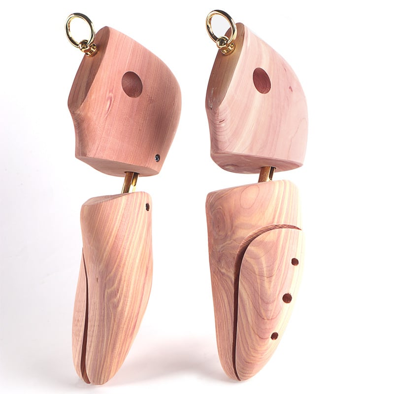 Mrs. Di Șablon pentru Pantofi din Lemn de Cedru – Reglabil cu Suport cu Arc, Deodorizant și Anti-pliuri, Model: Întinzător/Șablon pentru Pantofi