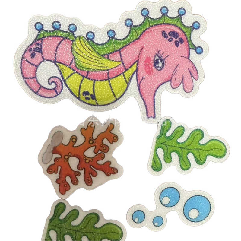 Αντιολισθητικές αυτοκόλλητες επιφάνειες μπάνιου, PE βάση, 0,8 mm, αδιάβροτες, ανθεκτικές στη φθορά, Rising Sun