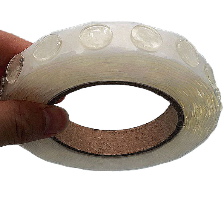 Bandă adezivă dublu-adezivă cu bază din silicon și PET, adeziv pe bază de cauciuc, vâscozitate scăzută, potrivită pentru husă de piele a telefonului și covoraș anti-alunecare