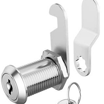 Încuietoare RV pentru dulap cu limbă rotativă, corp din aliaj de zinc, set de 5 piese cu 5 chei, model 103-16, Jia Yang