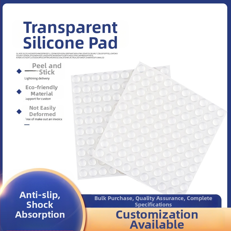 Yixing silikónové podložky proti nárazu pre dvere, skrinky a spotrebiče — silikón, protišmykové, proti nárazu a znižovanie hluku
