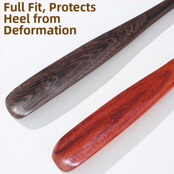 Hosszú fogantyújú fa cipőhorn idős és várandós nők számára, modern minimalist design (Anyag: chicken-wing wood; Termékkód: th01; Márka: Sandalwood gray; Kategória: Egyéb faipari termékek)