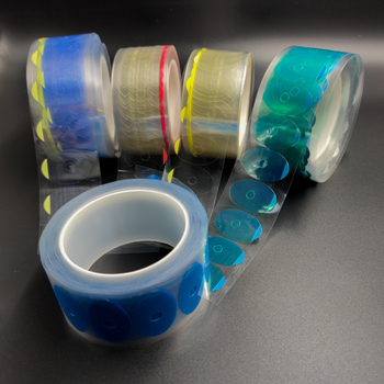 Антихлъзгащи прозрачни лепенки за полиране на очила, PET база, PE ядро, силна адхезия