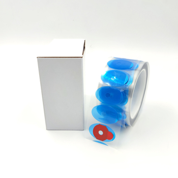 Антихлъзгащи прозрачни лепенки за полиране на очила, PET база, PE ядро, силна адхезия