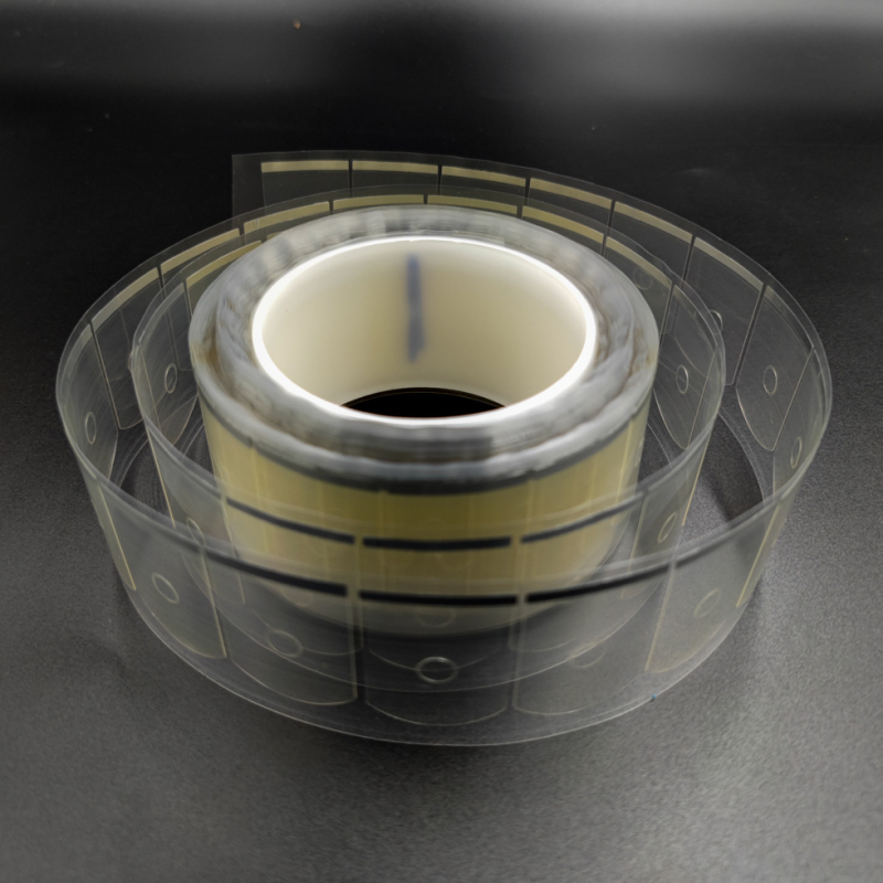 Антихлъзгащи прозрачни лепенки за полиране на очила, PET база, PE ядро, силна адхезия