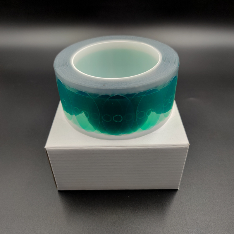 Антихлъзгащи прозрачни лепенки за полиране на очила, PET база, PE ядро, силна адхезия