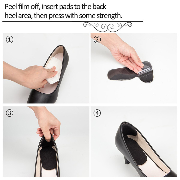 GEL-017 Padă de călcâi din gel pentru pantofi din piele de lovly foot – pentru toate anotimpurile, fără talpă interioară