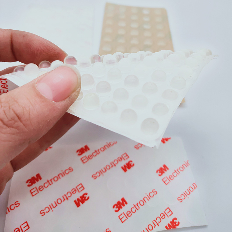 Silikónové granule proti kolíziám, priehľadná samolepiaca protišmyková podložka pre dvere skriniek a zásuvky, tlmí hluk, značka Daji