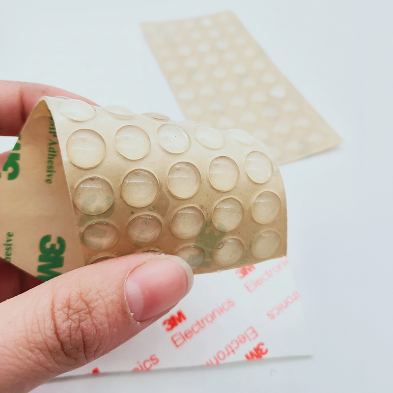 Silikónové granule proti kolíziám, priehľadná samolepiaca protišmyková podložka pre dvere skriniek a zásuvky, tlmí hluk, značka Daji