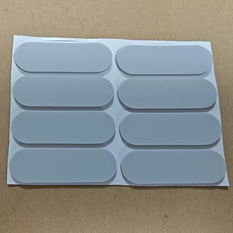 8 броя овални силиконови подложки за крака, самозалепващи, антихлъзгащи, амортизиращи