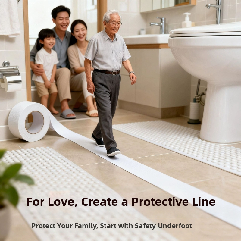 Crown Αντιολισθητική ταινία σκάλας — βάση PVC, πάχος 80 mesh, κόλλα υψηλής ιξώδους, προσαρμοζόμενη, για σκάλες και μπάνιο