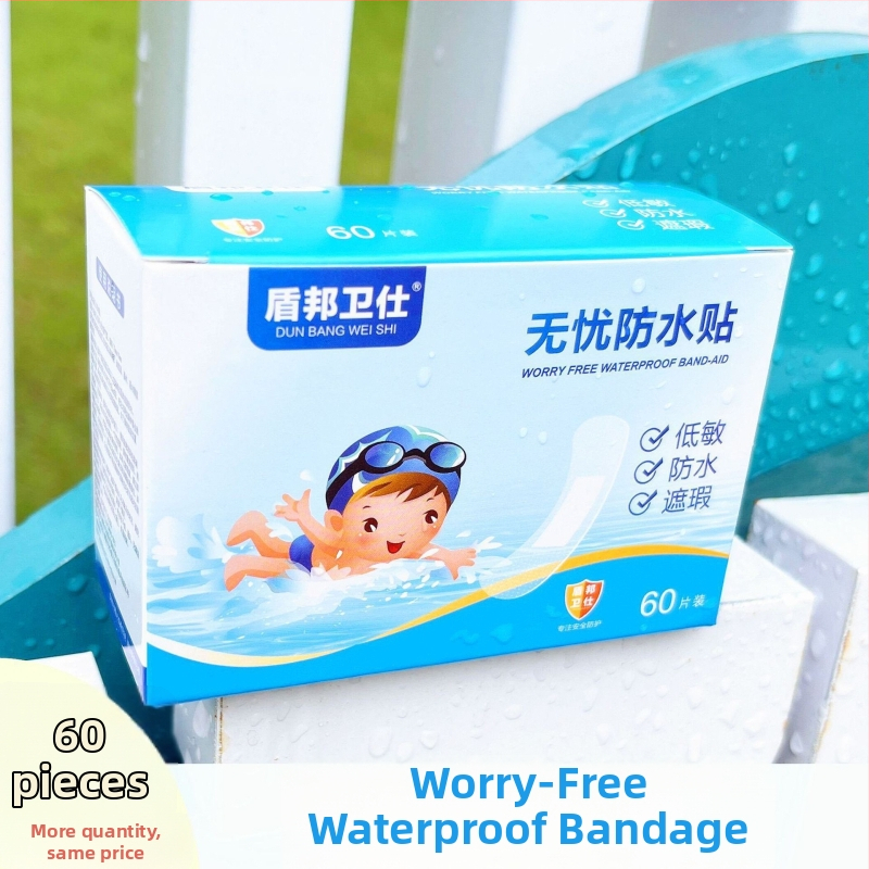 Jednokratni vodootporni flaster za plivanje, prozirni PE plast, rok trajanja 3 godine