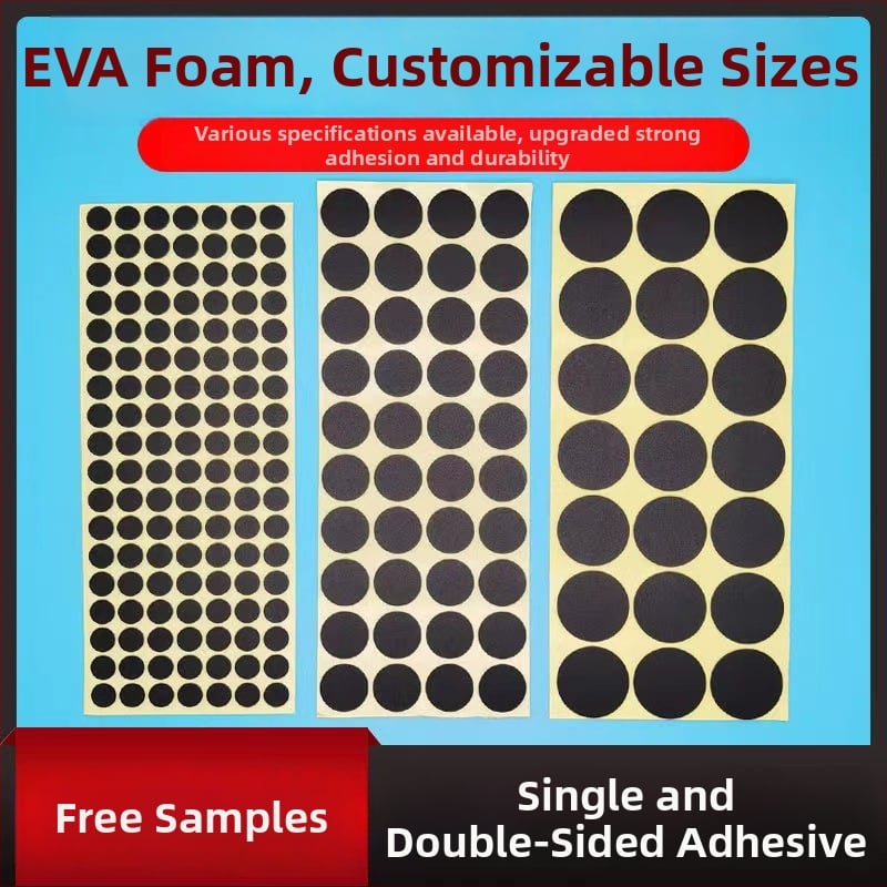 EVA podloške za stopala, silikonske protuklizne podloge, kružni gumeni brtveni prsteni, PET dvostrano ljepiva traka bez tragova, tlumiča traka s ljepilom