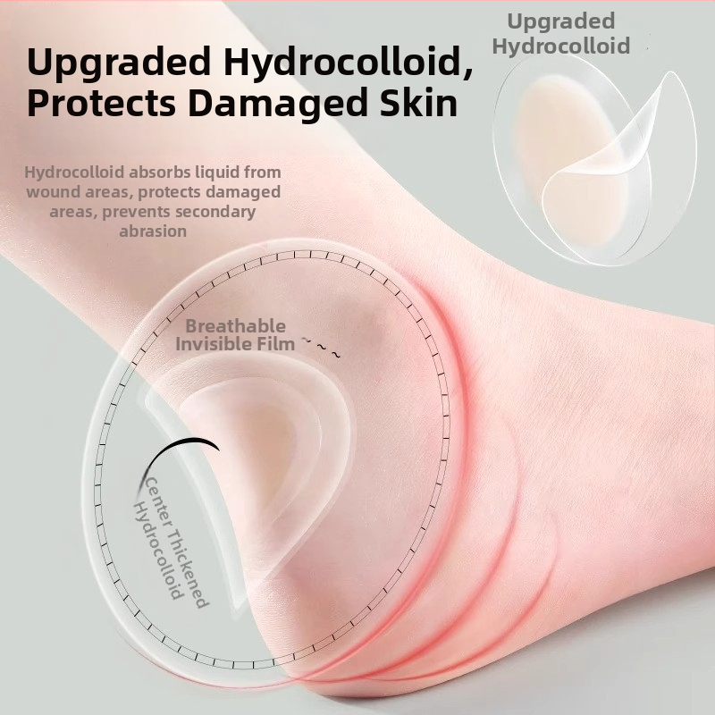 Neviditeľné ochranné nálepky na päty – proti oderu, vhodné pre tenisky, kožené topánky, čižmy; všetky ročné obdobia