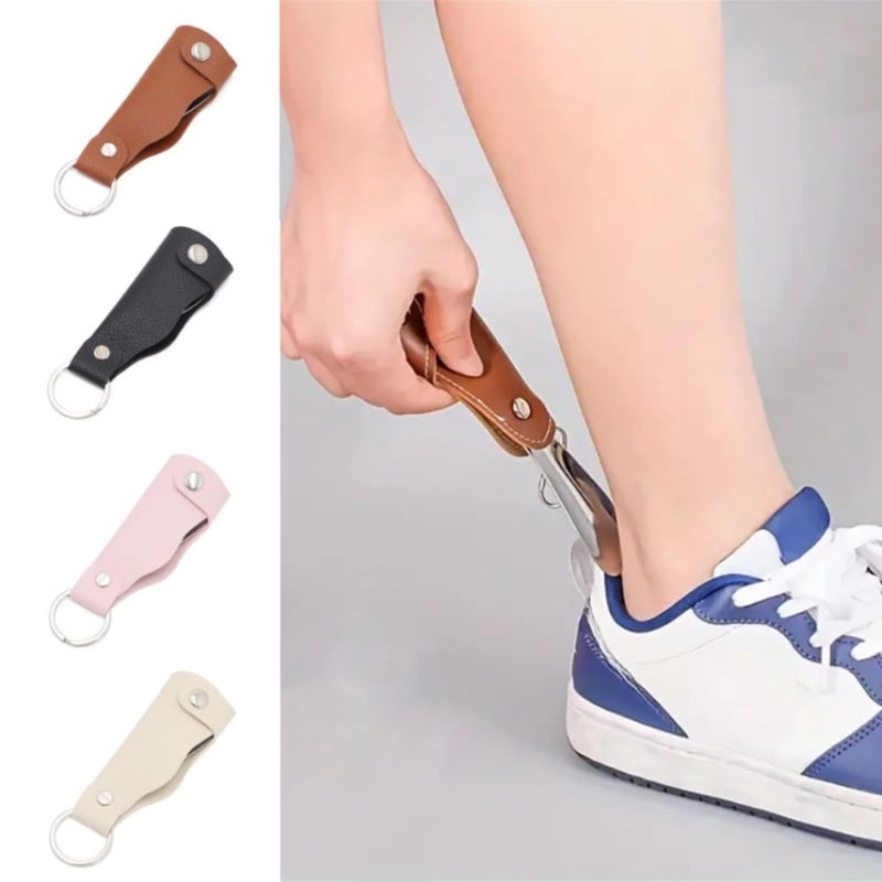 Shoehorn s kožnim spremnikom za pohranu, Višestruke Upotreba, Moderni minimalistički stil, Model Xbz-0730-005