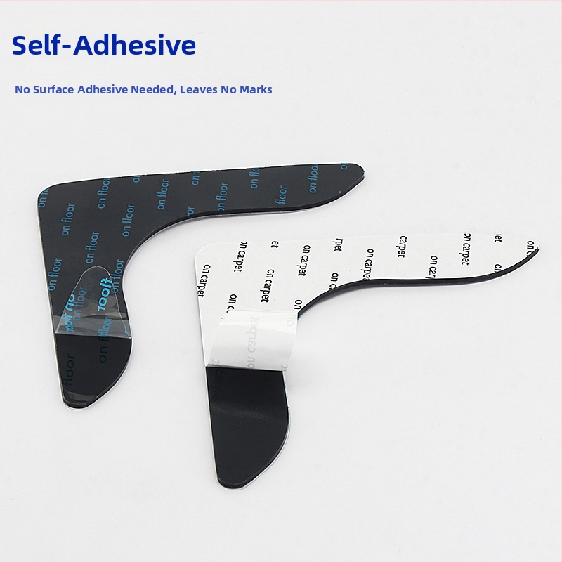 L-tvarované protismykové podložky, samolepiace pre nábytok a domáce spotrebiče, PU+lepidlo