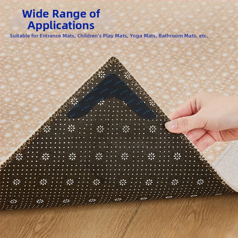 L-tvarované protismykové podložky, samolepiace pre nábytok a domáce spotrebiče, PU+lepidlo