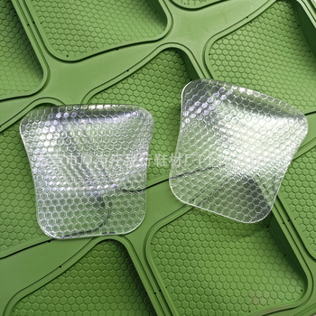 1,5 cm jastučić za luk s pčelastom uzorkom, prozirni silikon, korekcija srednjeg luka, mekana apsorpcija udaraca, polovična veličina uloška