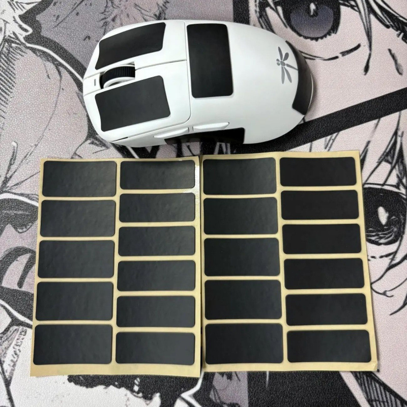 Αντιολισθητικό αυτοκόλλητο για ποντίκι και πληκτρολόγιο, πολυουρεθάνη, με κόλλα 3M, απορροφητικό ιδρώτα