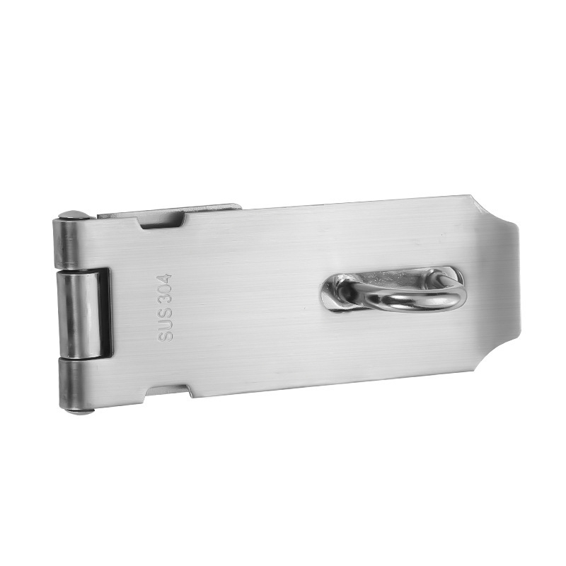 Ploča za zaključavanje od nehrđajućeg čelika s 90° kutom, sklopni protivkrađni mehanizam za ormariće i vrata prostorija, model Yc-stainless steel lock plate, materijal 304/201