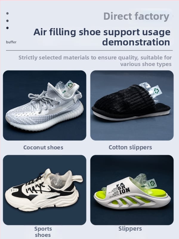 Napuhavajuće vrećice za proširenje cipela — jači stil i običan stil; novi jači model; količine: 100, 1000, 5000, 10000 kom