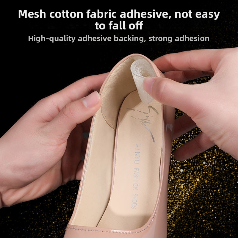 Γυναικεία επένδυση φτέρνας για παπούτσια – παχύτερη αντιολισθητική προστασία, εξάρτημα ημι-μέγεθος για προσαρμογή σε μεγάλα παπούτσια, προστασία από τριβή