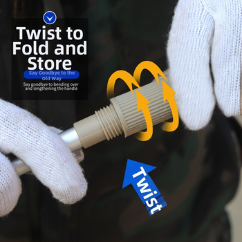 Višenamjenski alat s dugom ručkom za cipele i klipsu za otpadke (materijal: metal + plastika; težina: 0,14 kg; oblik: klips za otpadke; nije prilagodljiv)