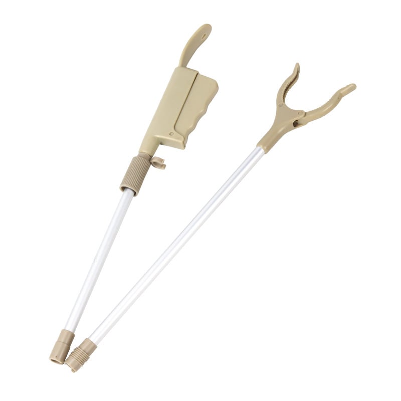 Višenamjenski alat s dugom ručkom za cipele i klipsu za otpadke (materijal: metal + plastika; težina: 0,14 kg; oblik: klips za otpadke; nije prilagodljiv)