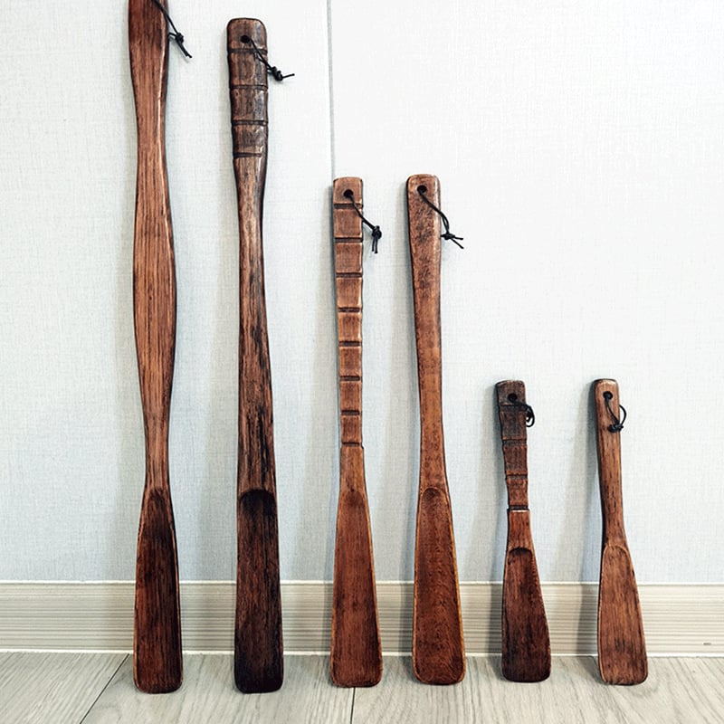 Drveni alat za obuvanje s dugom drškom, model a70, ravna drška, marka Macro Chopsticks Edge, pogodan za sve sezone