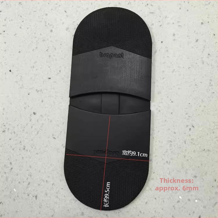 Gumená podložka na pätu a ochranný film na podrážku — odolná voči opotrebeniu, protišmyková, tichá