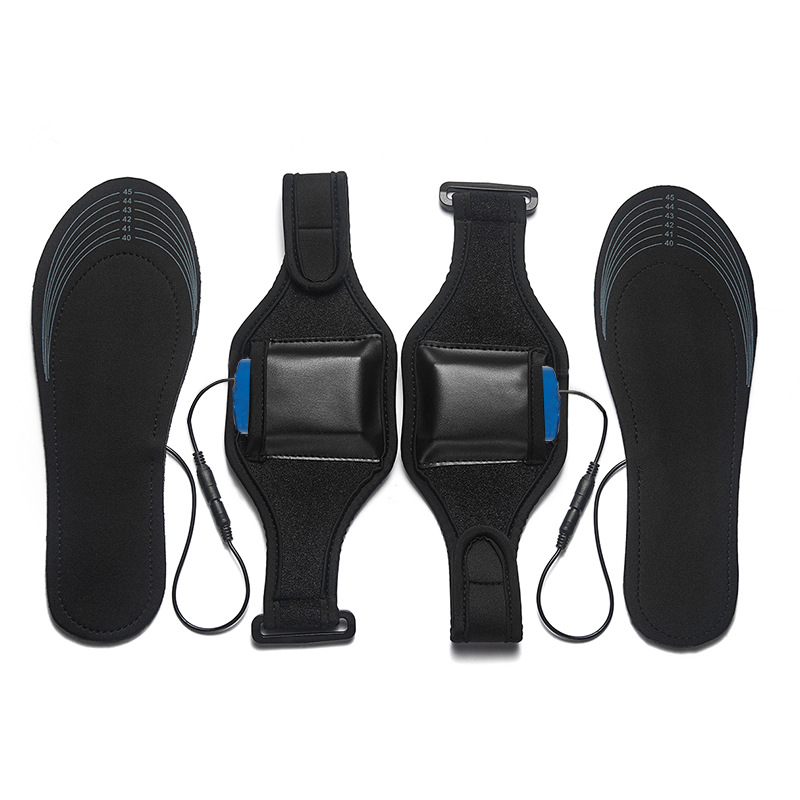 USB grijane uloške s podesivom temperaturom – za muškarce i žene, EVA potplat, baršunasti gornji sloj, moderan i jednostavan dizajn