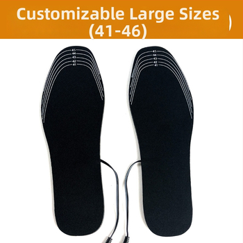 Jiabei USB vyhrievaná vložka do papúč/domácej obuvi – vrchný materiál EVA polyester, USB napájanie, unisex