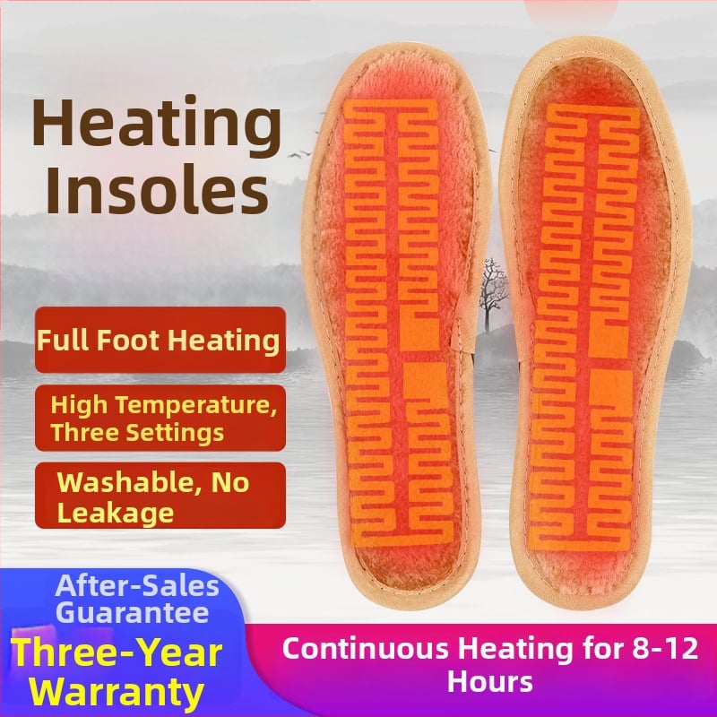 Unisex USB napajana podloga za papuče/kućnu obuću, gornji dio od pamuka, EVA đon, punjiva