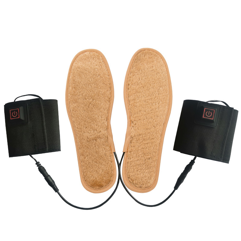 Unisex USB napajana podloga za papuče/kućnu obuću, gornji dio od pamuka, EVA đon, punjiva