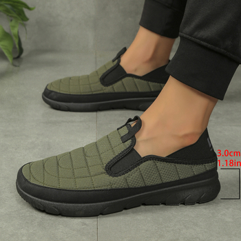 Slip-on cipele za unisex — Casual stil; gornji materijal pamuk; đona PVC; okrugli vrh; nizak peta 1–3 cm