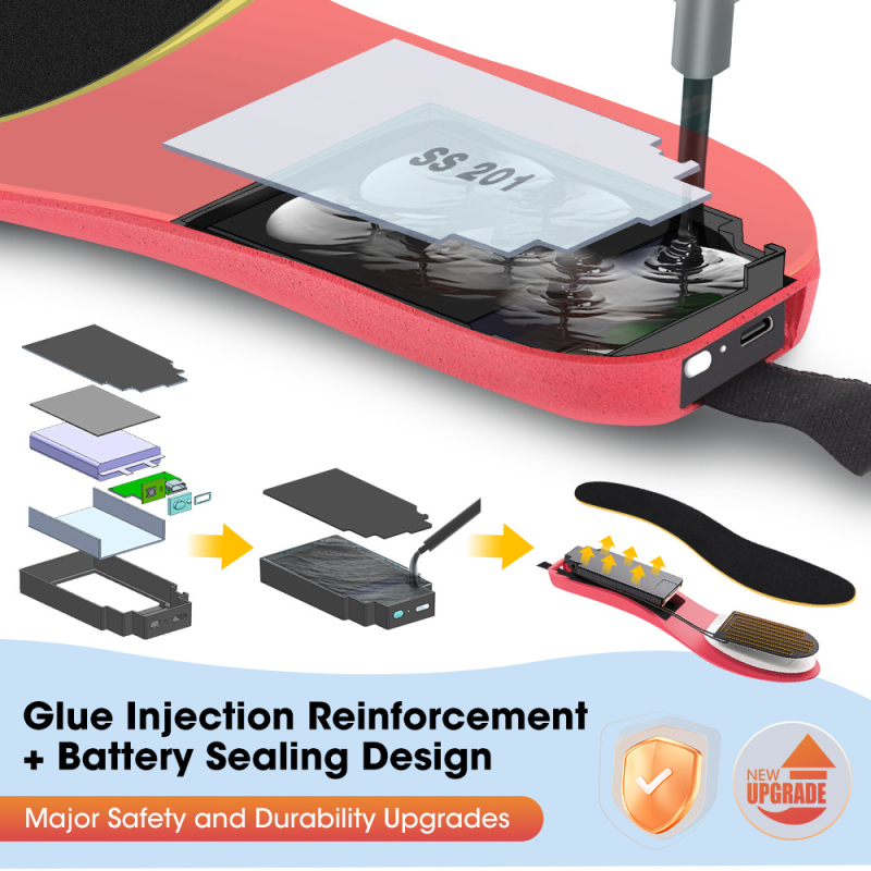 Grijani ulošci za cipele – USB napajanje, podesivo grijanje, izrezivi, PU pjena, unisex