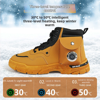 Pánske papuče s elektrickým vykurovaním, USB napájanie, nastaviteľná teplota, vykurovacia vložka (Heating Insole)