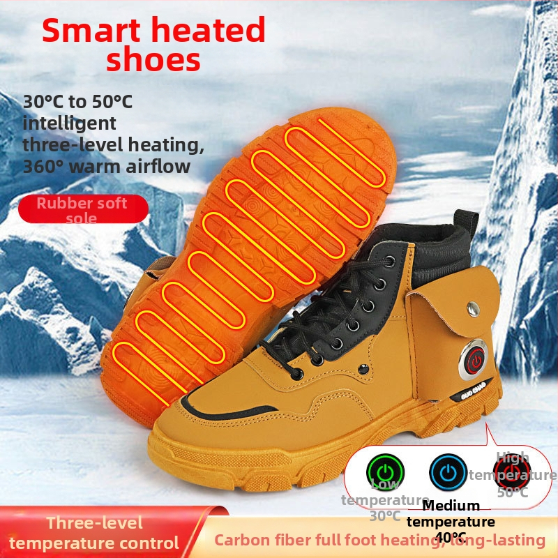 Pánske papuče s elektrickým vykurovaním, USB napájanie, nastaviteľná teplota, vykurovacia vložka (Heating Insole)