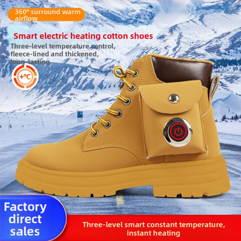 Vyhrievané papuče s USB, nabíjateľné, RH909, vrchný PU materiál, podrážka plast