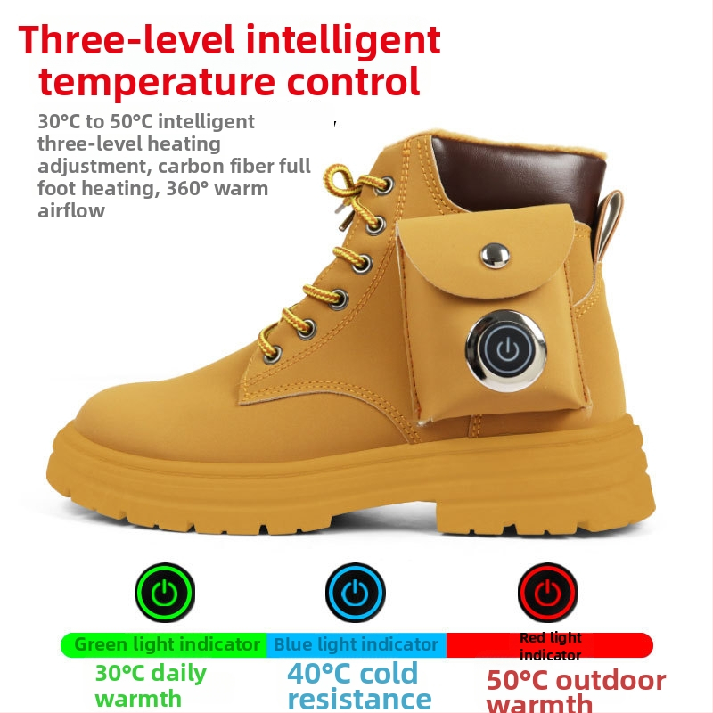 Vyhrievané papuče s USB, nabíjateľné, RH909, vrchný PU materiál, podrážka plast