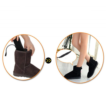 Grijane uloške za cipele s USB - Punjive, Perive, Mogu se prilagoditi obliku, Unisex