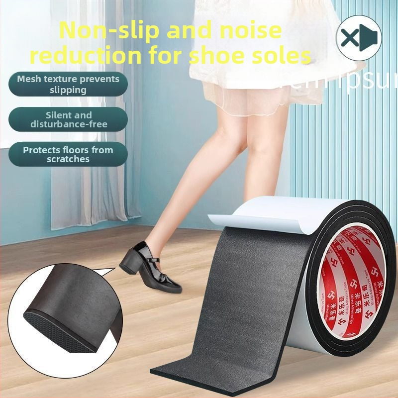 Samolepiace štítky na podrážku a pätu topánok – tiché, odolné voči opotrebeniu, samolepiace ochranné štítky na pätu pre vysoké podpätky (Model HGJYT)