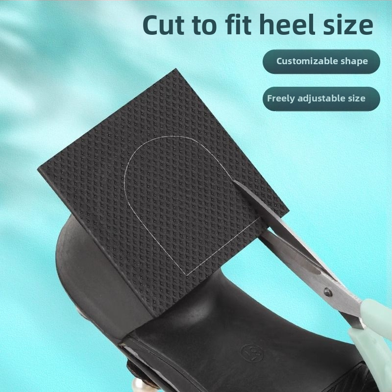 Samolepiace štítky na podrážku a pätu topánok – tiché, odolné voči opotrebeniu, samolepiace ochranné štítky na pätu pre vysoké podpätky (Model HGJYT)