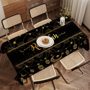 Трансгранична покривка за маса Moon Festival, покривка за декорация на парти за фестивали в Близкия изток, лек лукс, висок клас 