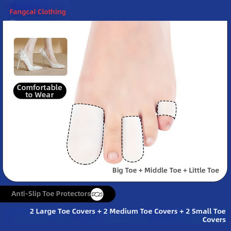 Silikónový ochranný kryt na prsty – návlek na prsty pre vysoké topánky s podpätkami, model Zhhjz00, kód Zhhjz0015, značka Thousand Leaves