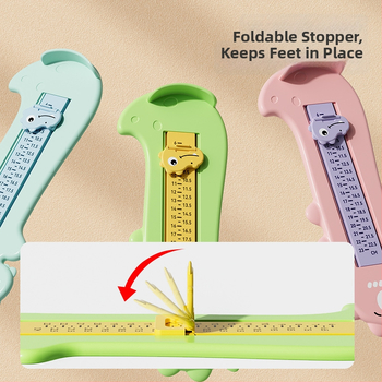 Nástroj na meranie nohy pre dospelých a deti – PP/ABS materiál, model YR-LJQ, značka Other, nie je dovážaný.