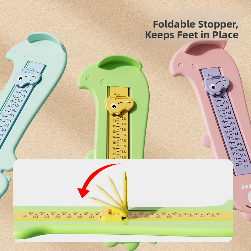 Nástroj na meranie nohy pre dospelých a deti – PP/ABS materiál, model YR-LJQ, značka Other, nie je dovážaný.