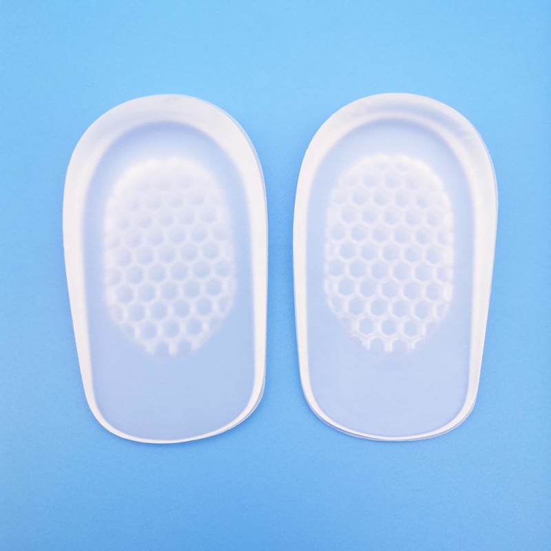 Gel potpora za podizanje pete – nevidljiva, prozirna, debela, apsorpcija šokova, za muškarce i žene, polu veličina