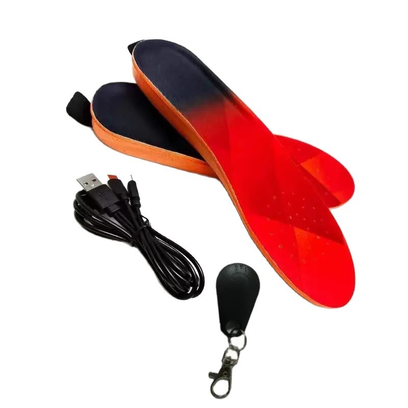 Θερμαινόμενοι πάτοι για υπαίθρια σπορ και σκι, με τηλεχειριστήριο, αφρός, ολόκληρη σόλα, για όλα τα παπούτσια