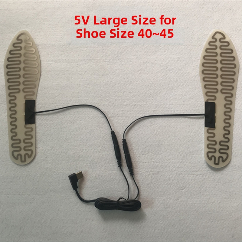 USB napajane grijane uloške za cipele, 5V, metalni grijni elementi, unisex